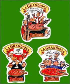La Grandiosa - 3 magnets - Buitoni - 1999