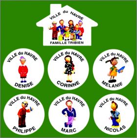 Ville du Havre - Famille Tribien - 7 Magnets - 2010