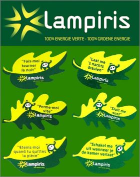6 Magnets - Lampiris 100% Energie verte - 2012 - Belgique
