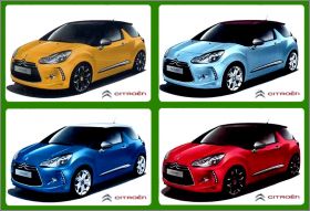 DS3 - 4 magnets - Citron - 2009