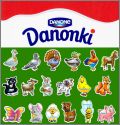 Animaux -  18 Magnets - Danonki (Danone) - 2011 - Pologne