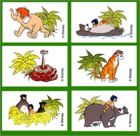 Le Livre de la Jungle (Disney ) 6 Magnets - 2010