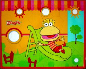 La maison de Quickos - 38 magnets  Puzzle - Quick - 2011