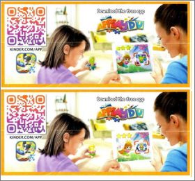 Tampons de princesse - Kinder  - VU070 et VU071 - 2021