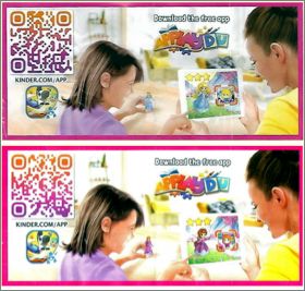 Poupes sur bagues - Kinder surprise - VU155 et VU156 - 2021