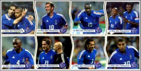 Le Bleu des Champions - 8 Magnets (puzzle) Bresse Bleu 2002