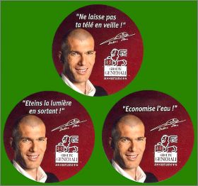 Zinedine Zidane - 3 Magnets Groupe Generali Assurances 2006