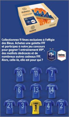 Maillots des bleus FFF 11 Fves brillantes Intermarch  2022