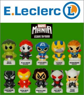 Marvel Mania - 10 Fves brillantes Arguydal - Leclerc 2022