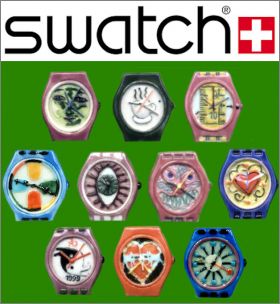 Montres Swatch - 10 fves brillantes - H.E.P - 2001