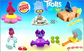 Trolls Trollstropia - 6 figurines - Burger King - 2021
