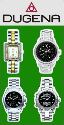 Montres - 4 magnets - Dugena - 2016