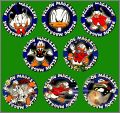 Picsou Magazine Disney - 8 Pogs srie limite - Wackers 1995