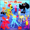 Animaux - 8 Peluches - Happy Meal - McDonald's - 2000