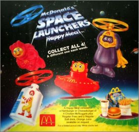 Space Launchers - 4 figurines Happy Meal - McDonald's - 1992