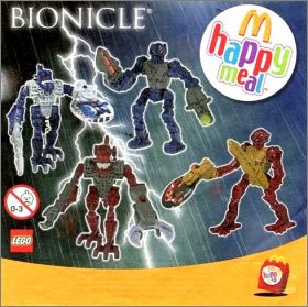 Bionicle LEGO - 4 figurines Happy Meal - Mc Donald's - 2007