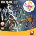 Bionicle LEGO - 4 figurines Happy Meal - Mc Donald's - 2007