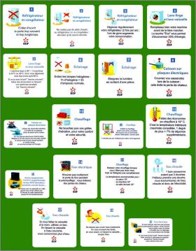 Conseils "conomie d'nergie" - 19 magnets - EDF - 2011