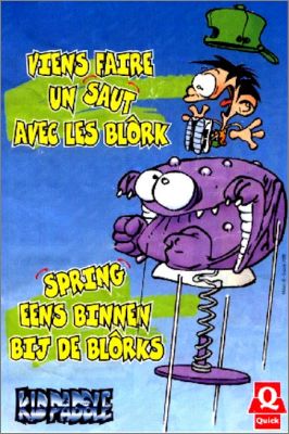 Kid Paddle et les Blrk - 4 figurines Magic Box - Quick 2000