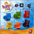 E-Dog (Hasbro) 6 Robots-Chiens - Happy Meal McDonald's 2007