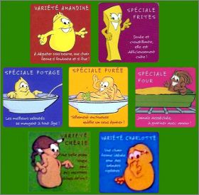 Varits de pommes de terre -  7 magnets - 2001