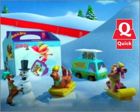 Scooby-Doo - 4 jouets - Magic Box - Quick - 2006