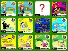 STAKS Tch ! - 12 Magnets Candia - Candy Up - 2002