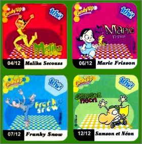 Tch ! - 12 Magnets Candia - Candy Up - 2002