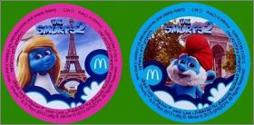 The Smurfs 2 - 2 magnets Happy Meal McDonald's 2013 Jordanie