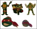 Tortue Ninja (TMNT) - 5 pin's - 1990