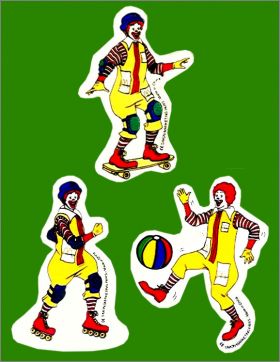 Ronald - 3 Magnets - McDonald's - 2002