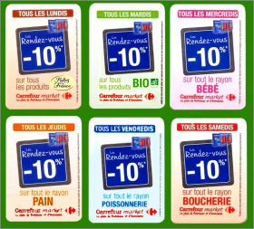 6 Magnets - Carrefour Market - 2014