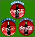 Toujours - Always - 3 magnets - Coca-Cola - 2002