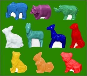 Animaux Origami - 10 Fves brillantes - 2019