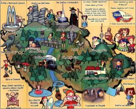 Carte - 20 Magnets - Danone Kostici - 2009 Tchquie