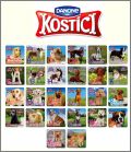 Alphabet chiens - 26 Magnets  Danone Kostici - 2011 Tchquie