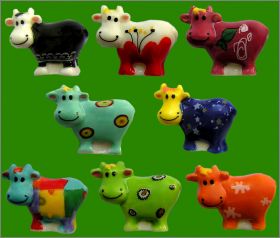 Vaches - 8 Fves Brillantes - Lebhar - 2019