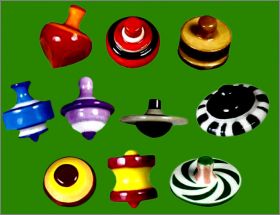 Les Toupies - 10 Fves brillantes - Tresse dore Lebhar 2018