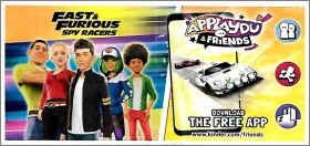 Fast & Furious Spy Racers - kinder Joy VU457  VU487 - 2022