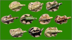 Crocodiles nacrs - 10 Fves nacres  - Lebhar - 2008