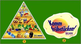 Good Food, Good Life - 2 magnets - Nestl - 2002 Allemagne