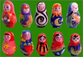 Petites Matriochkas - 10 Fves Brillantes - Prime - 2014