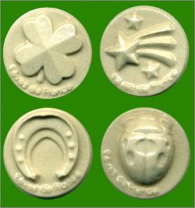 Les Porte-Bonheur - 4 fves relief  - Brioche Dore - 2019