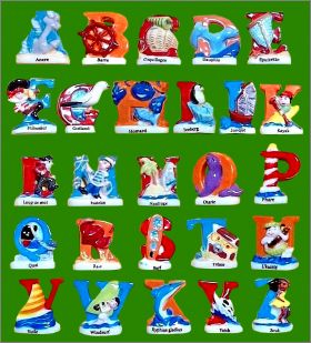 Alphabet Abcdaire de la mer (ABC) 26 fves Arguydal 2012