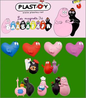 Barbapapa - 9 Magnets 3D - Plastoy - 2010