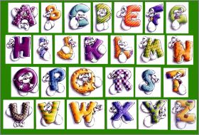 Diddl - Alphabet - 26 Magnets - 2008