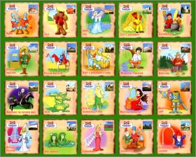 Fantmes et contes de fes - 20 Magnets Danone 2010 Tchquie