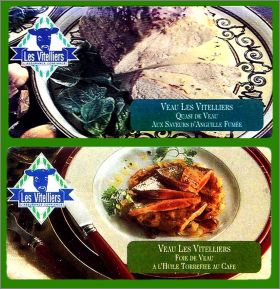 Le veau 2 Magnets Les Vitelliers L'assurance confiance 2002