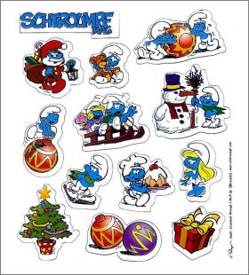 Schtroumpf Mag - 1 Planche de 13 magnets - 2007