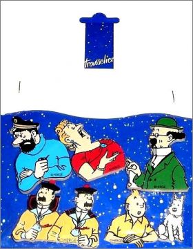 Tintin - 1re srie - 5 Magnets en bois - Trousselier  1993